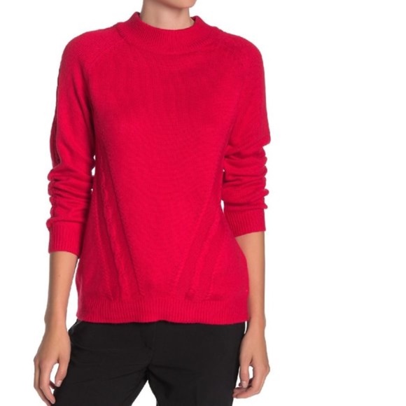 NANETTE LEPORE Cashmere Cable Knit Sweater - Picture 1 of 6